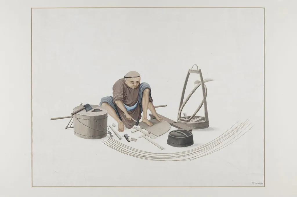 A Cooper, by Puqua, paint, 1790