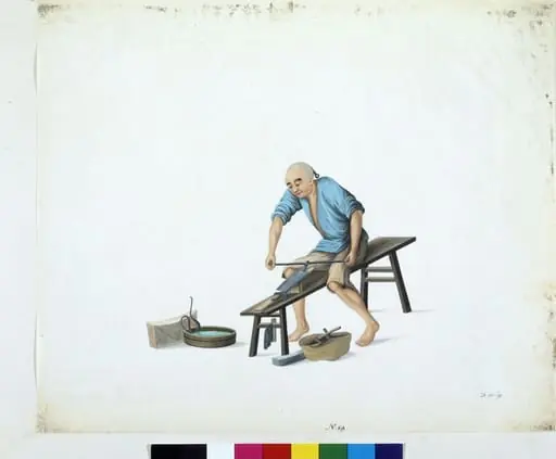 A Knife Sharpener, by Puqua