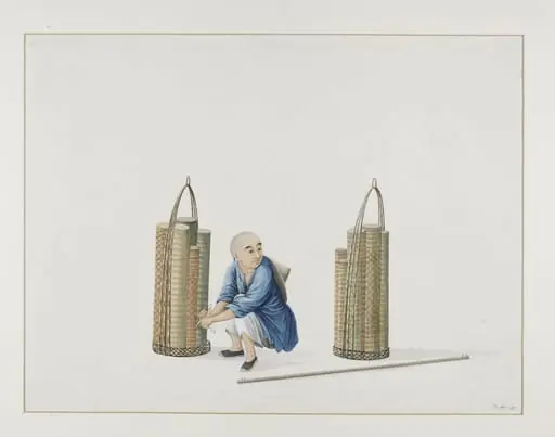 A Mat Seller, by Puqua
