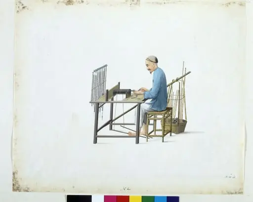 A Pipe Maker, by Puqua