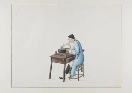 A Silversmith, by Puqua
