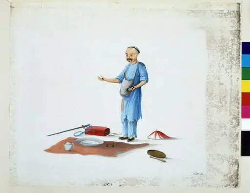 A Street Conjurer, by Puqua