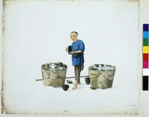 An Earthenware Seller, by Puqua