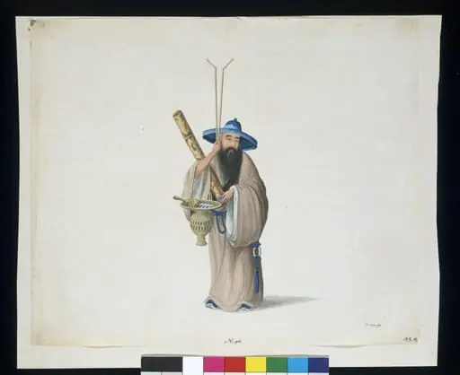 An Itinerant Daoist Priest, by Puqua