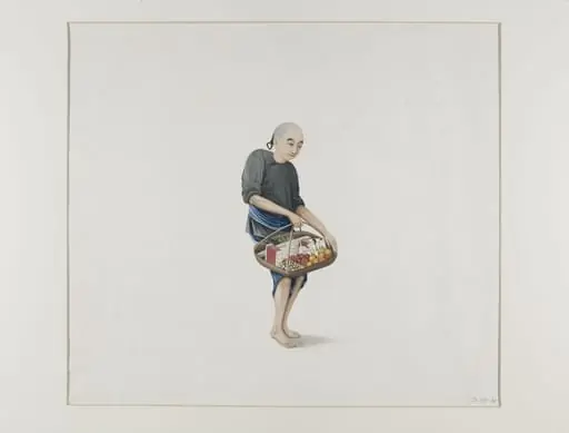 Boy Selling Cakes, by Puqua