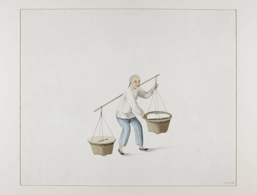 Mai Jiang, by Puqua, paint, 1790