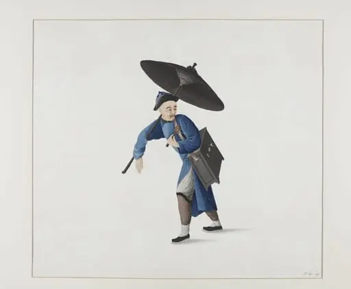 Man Seling Flos for Embroidery, by Puqua