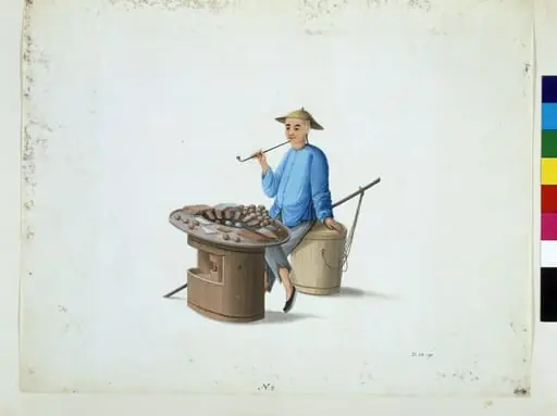 Man Selling Sweet Cakes, by Puqua