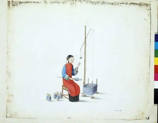 Woman Spooling, by Puqua