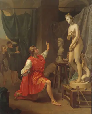 Pygmalion and Galatea, by Laurent Pêcheux