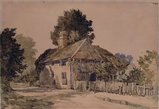 Cottage near Shere, Surrey, by Pyne