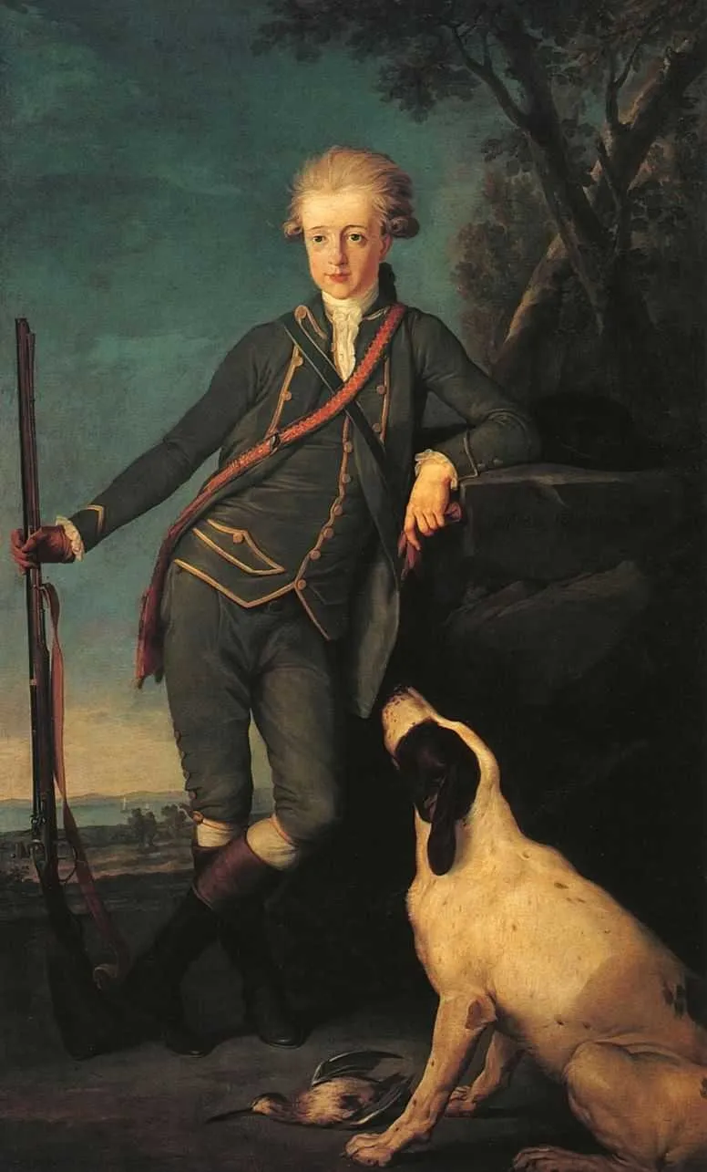 Portrait of Nikita Petrovich Panin (1770-1837), by Pyotr Ivanovich Sokolov, oil, 1790