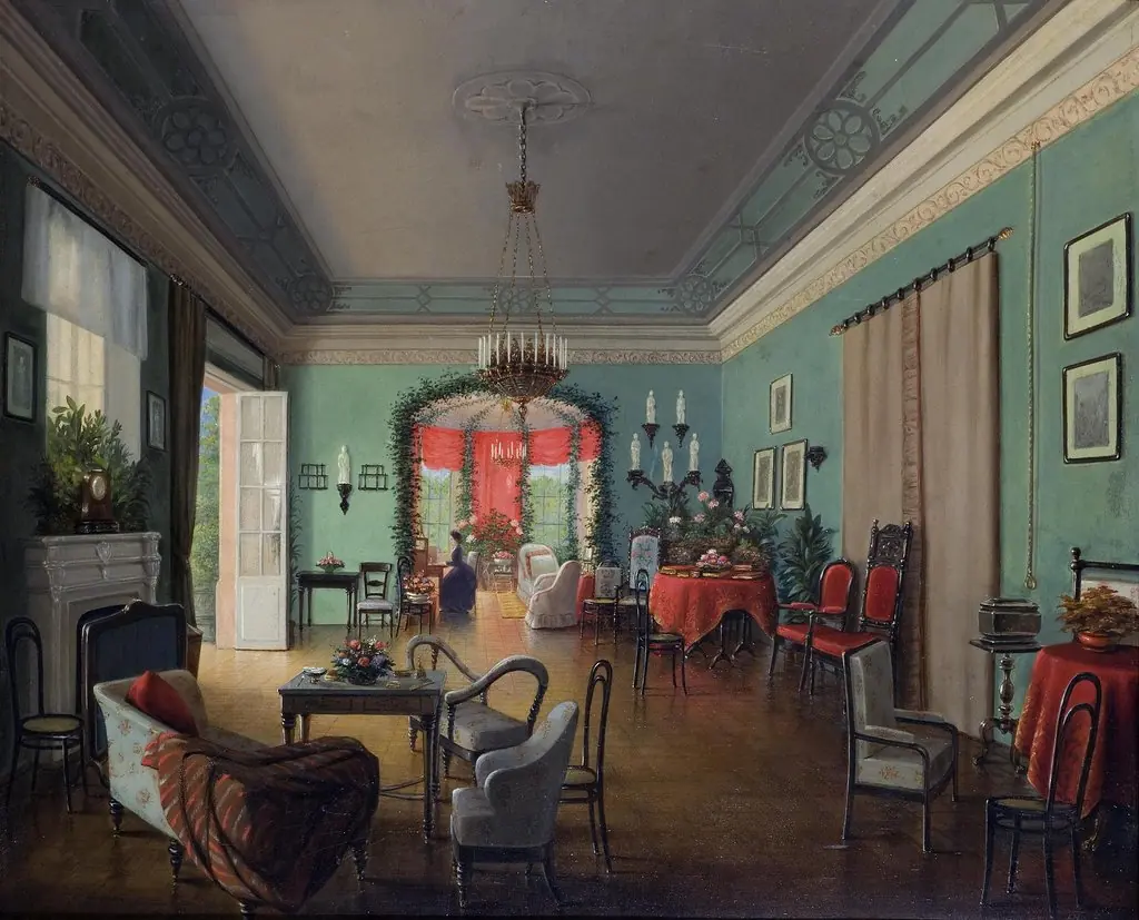 Drawing Room, by Pyotr Tutukin