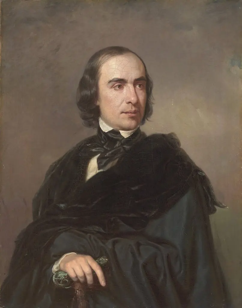 Portrait of Timofei Nikolayevich Granovsky, by Pyotr Zakharov-Chechenets