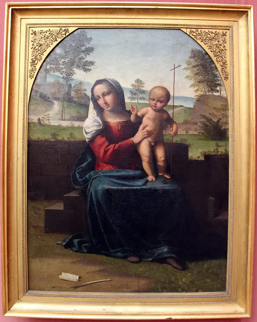 Maria mit dem segnenden Kind, by Q133495914