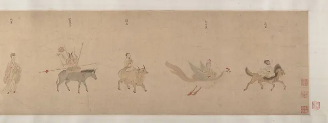 明  傳仇英  五星二十八宿神形圖  卷|Divinities of the Planets and Constellations
