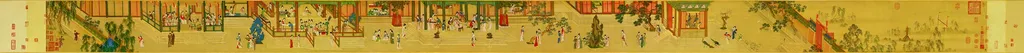 Spring Morning in the Han Palace, by Qiu Ying, unspecified, 1552