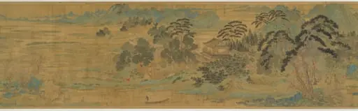 The Peach Blossom Spring 桃花源圖, by Qiu Ying