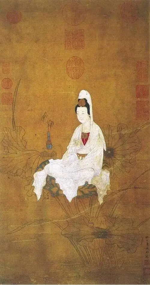 White-robed Guanyin Bodhisattva, by Qiu Zhu