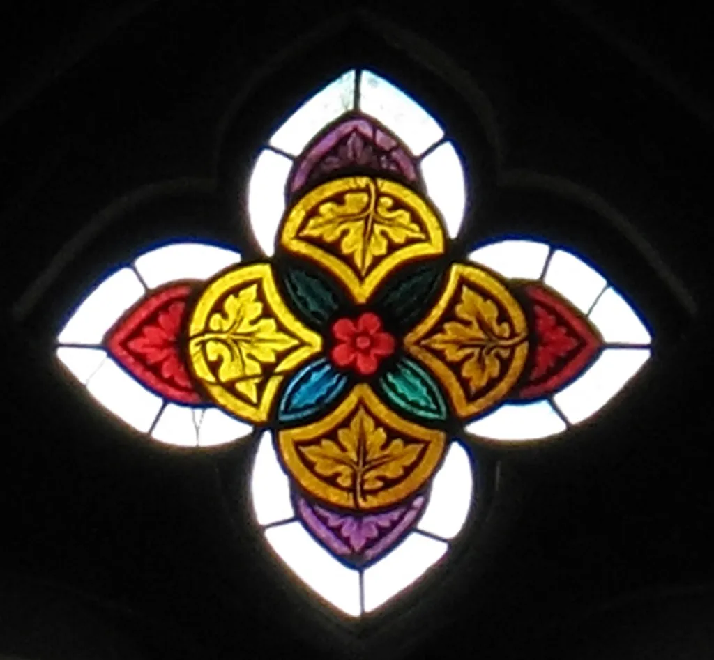 Quatrefoil-shaped Tracery Light, unspecified, 1350