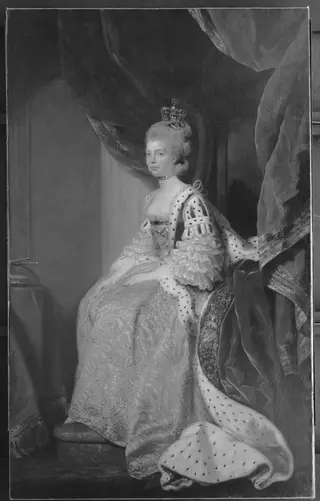 Queen Charlotte Sophia of Mecklenburg-Strelitz. Wife of George III