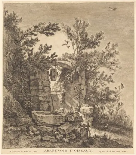 Abreuvoir d'oiseaux (The Birds' Watering Place), by Quentin-Pierre Chedel