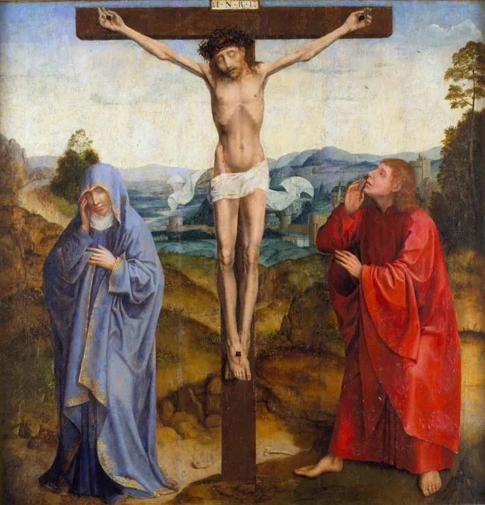 Calvary, by Quinten Metsys, oil, 1505