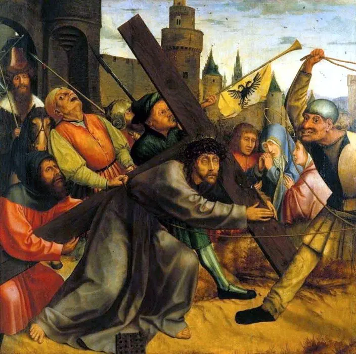 Christ carrying the cross, by Quinten Metsys