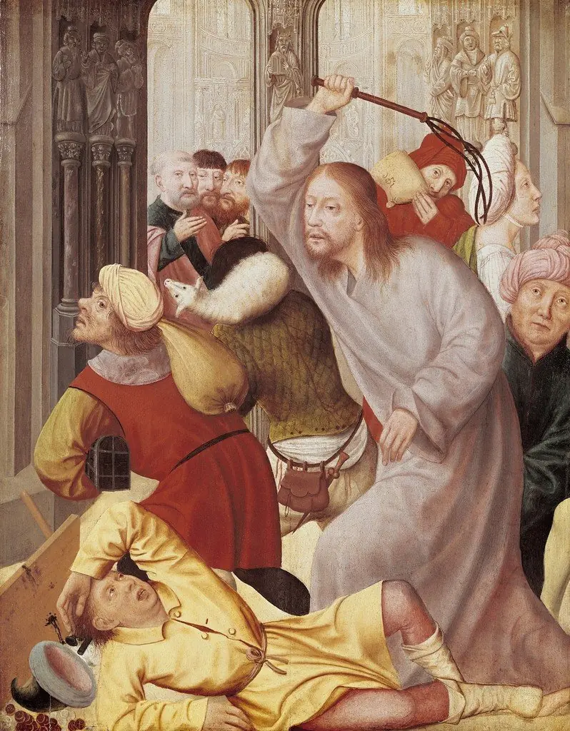 Christ Driving the Money-changers from the Temple, by Quinten Metsys