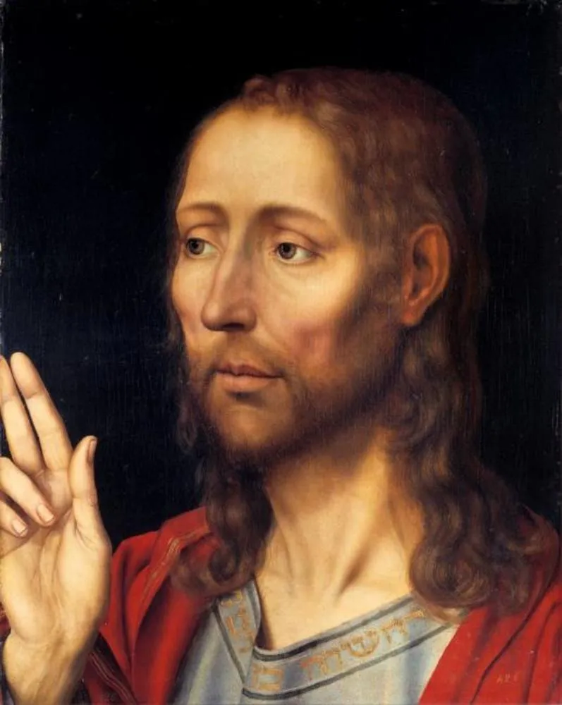 Christ the Saviour, by Quinten Metsys, oil, 1529