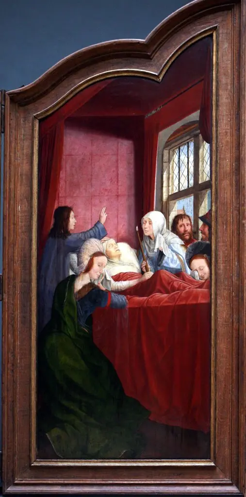 Het sterfbed van de H. Anna, by Quinten Metsys