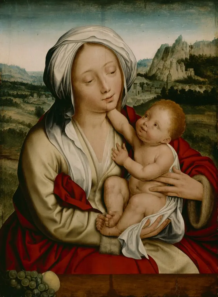 Madonna and Child, by Quinten Metsys