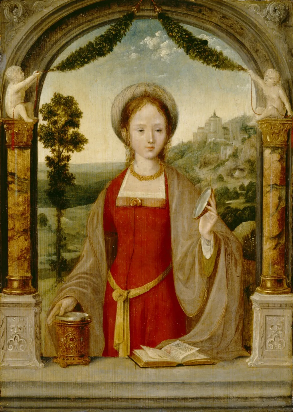 Mary Magdalene, by Quinten Metsys, oil, 1505