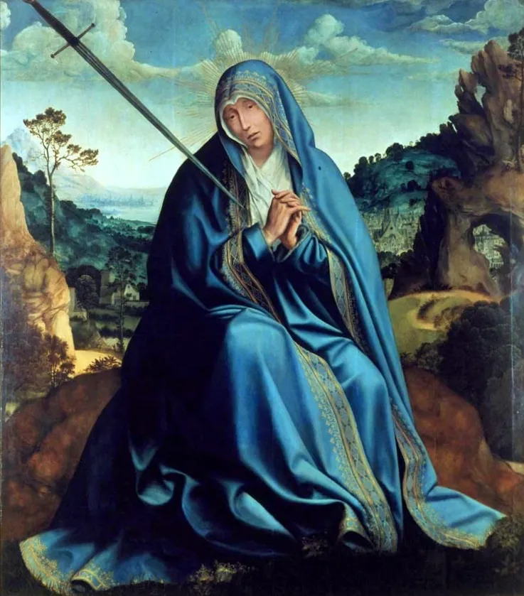 Mater Dolorosa, by Quinten Metsys, oil, 1509