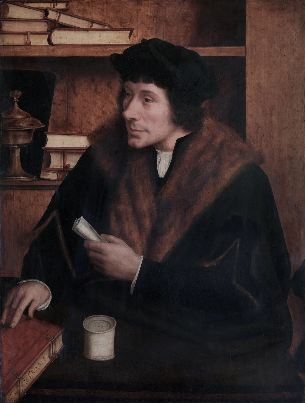 Pieter Gillis, by Quinten Metsys, oil, 1517