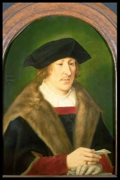 Portrait of a man with a letter in his hand, by Quinten Metsys
