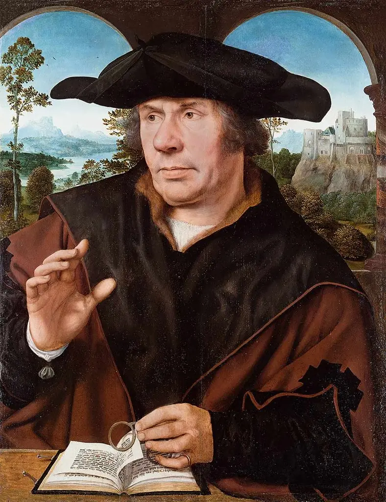 Portrait of a Scholar, by Quinten Metsys