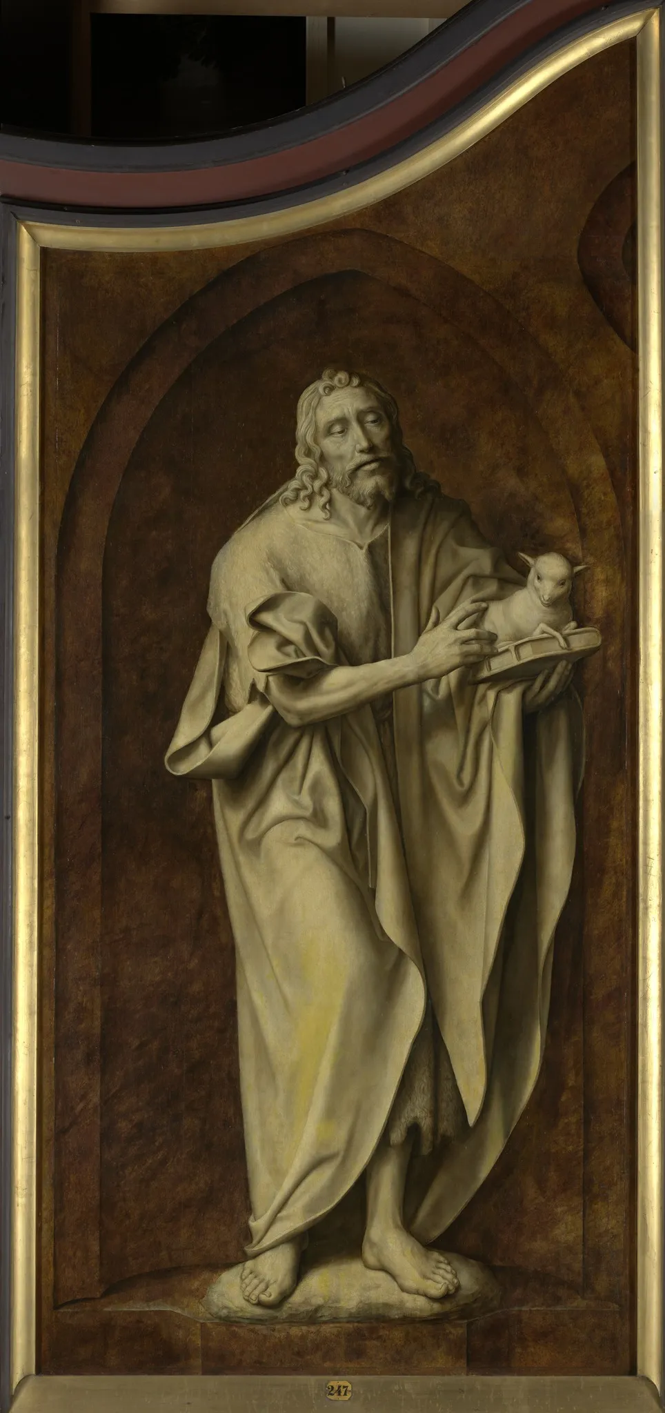 Saint John the Baptist, by Quinten Metsys, oil, 1511