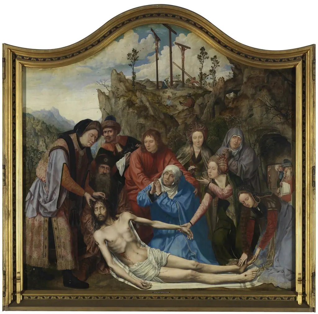 The Lamentation over the Dead Christ, by Quinten Metsys