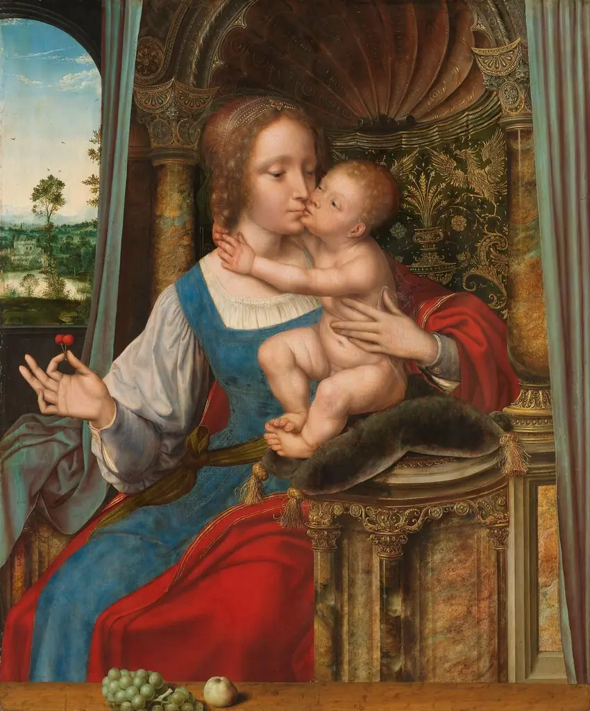 The Virgin and Child, by Quinten Metsys