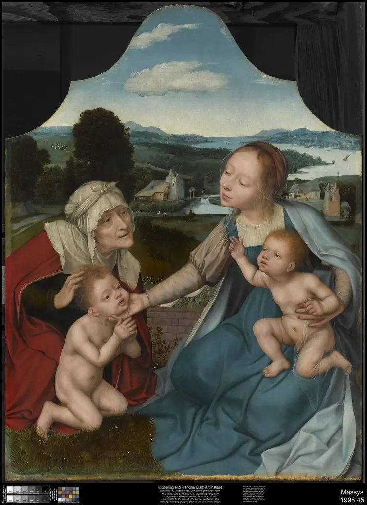 Virgin and Child with Saints Elizabeth and John the Baptist, by Quinten Metsys