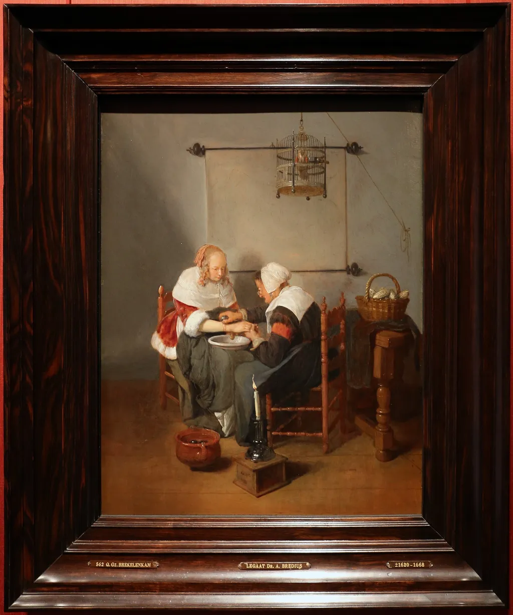 The Bloodletting, by Quirijn van Brekelenkam, unspecified, 1655