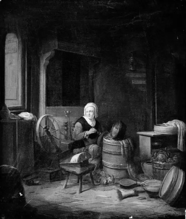 The Spinner's Meal, by Quirijn van Brekelenkam