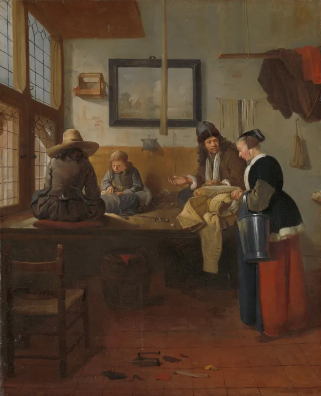 The Tailor’s Workshop — Quirijn van Brekelenkam