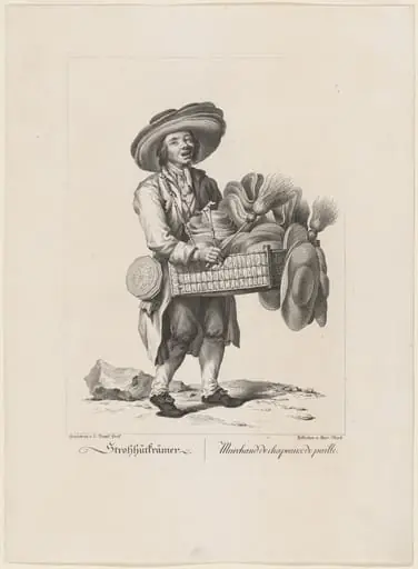 Strohhütkrämer (Straw Hat Seller), by Quirin Mark