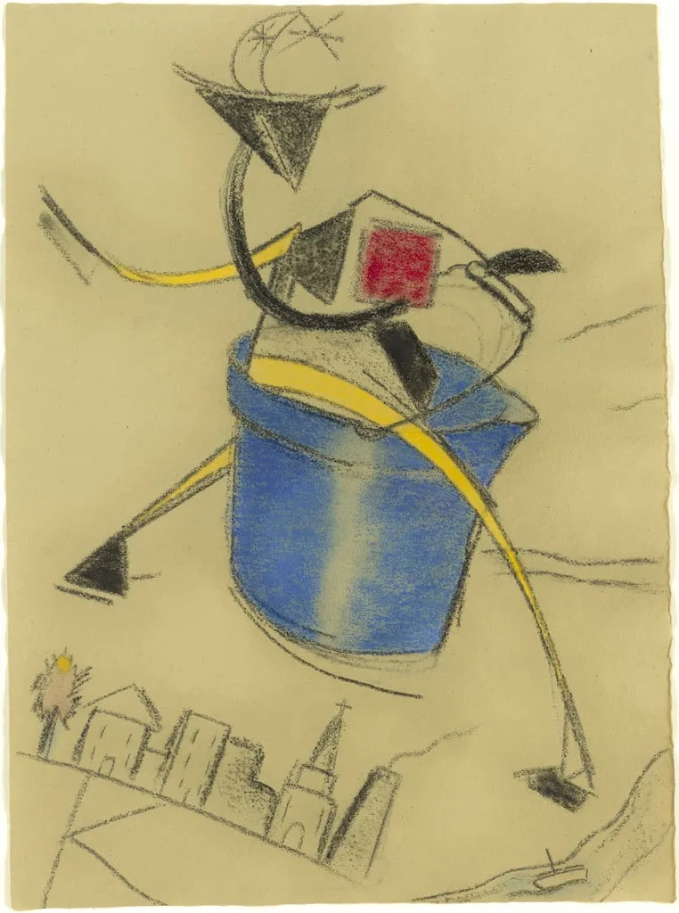 Untitled, by R. B. Kitaj, pastel, 2002