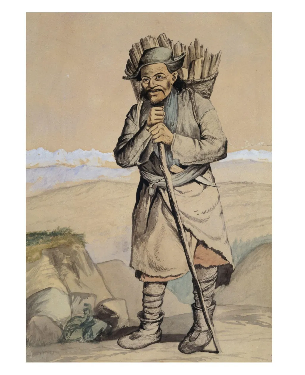Untitled, by R. Clint, paint, 1866