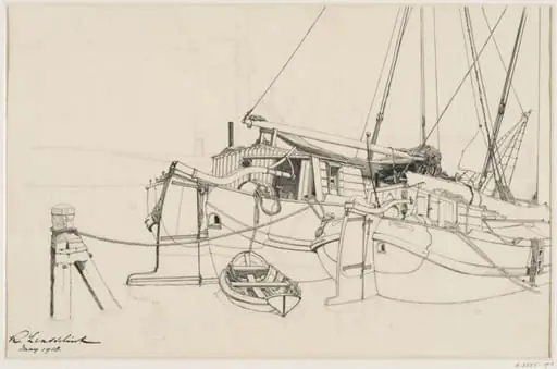 Dutch Praam and Tjalk, by R. Lennselink