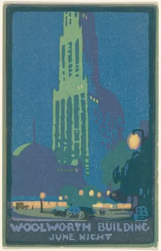 Woolworth Building June Night, by Rachael Robinson Elmer