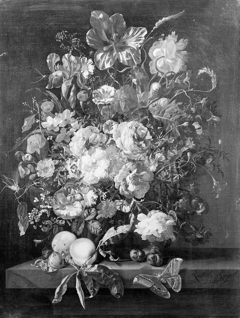 Bouquet of Flowers, by Rachel Ruysch